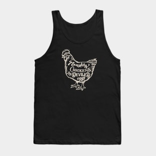 Naughty Chickens Lay Deviled Eggs Tank Top